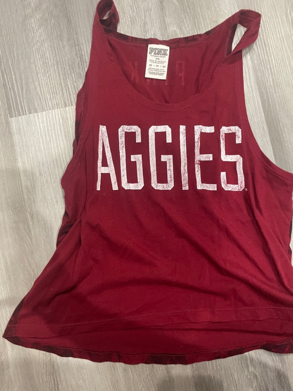 EUC Aggies tank by Pink